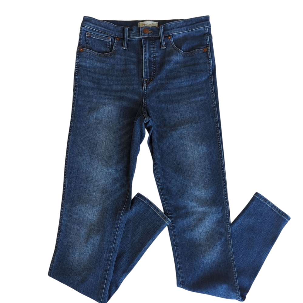 Madewell 10" High-Rise Skinny Denim Mom Jeans 29TL Blue - Picture 2 of 16